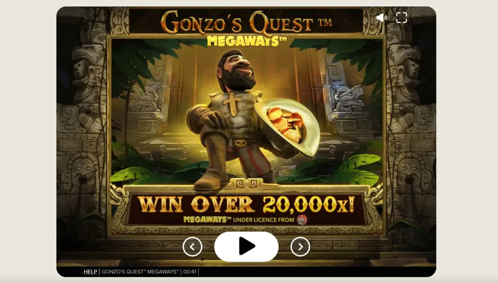 gonzos quest megaways
