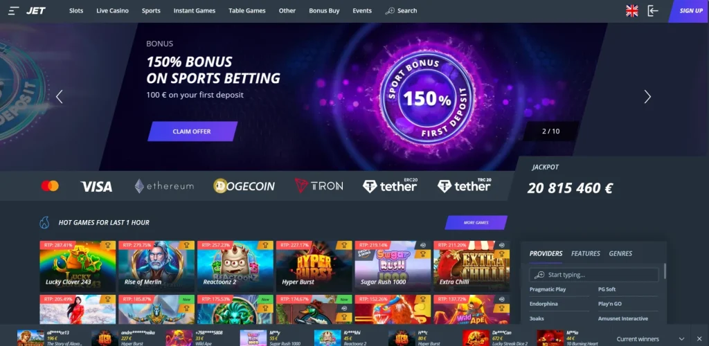 најдобри слот сајтови jet casino