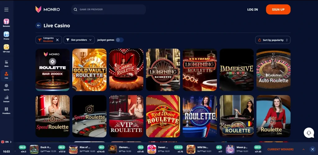 рулет правила пример игри