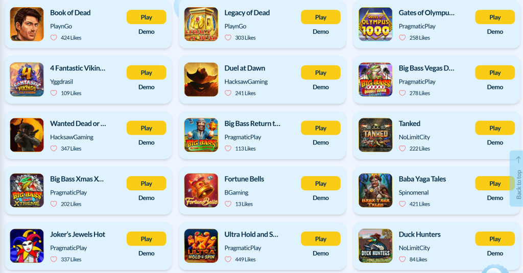 совети за играње онлајн слотови селекција