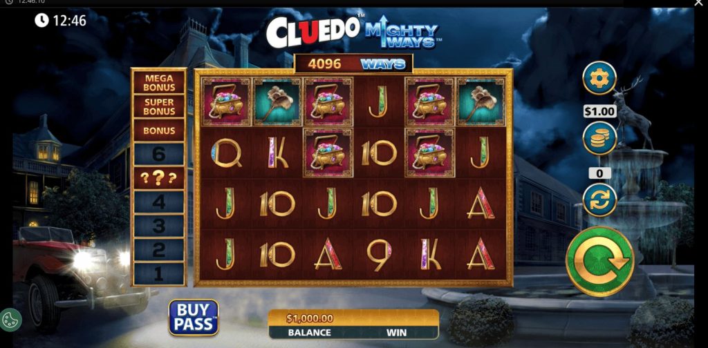 Cluedo MightyWays Slot