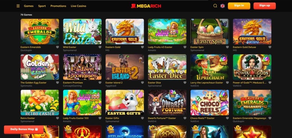 велигденски онлајн слотови megarich селекција