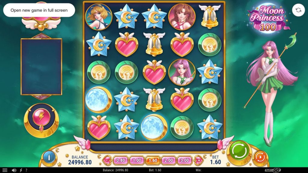 најдобри аниме слот игри moon princess 100